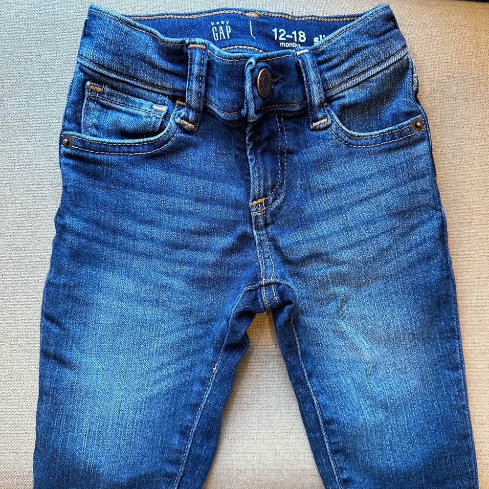 GAP baby boys jeans - Size 12-18. Like New